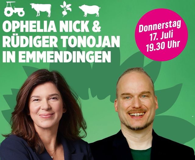 Ophelia Nick & Rüdiger Tonojan am 17. Juli in Emmendingen