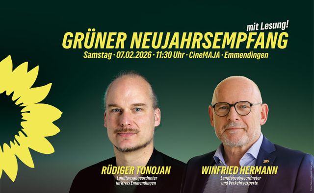 Grüner Neujahrsempfang - JETZT ANMELDEN