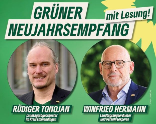 Grüner Neujahrsempfang - JETZT ANMELDEN