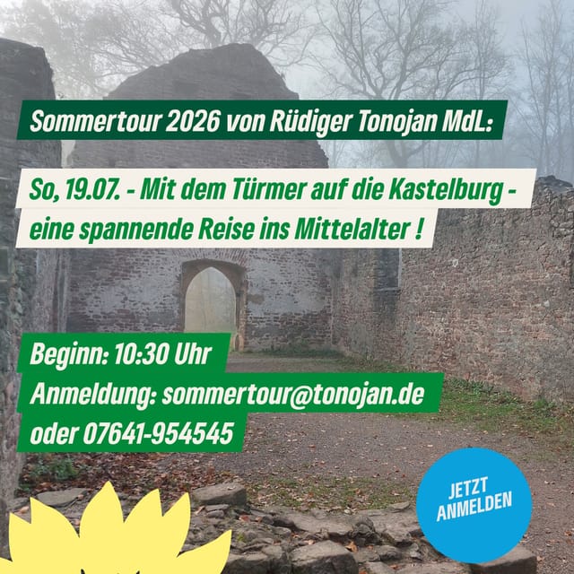 So. 19.07. - Einladung zur Sommertour nach Waldkirch
